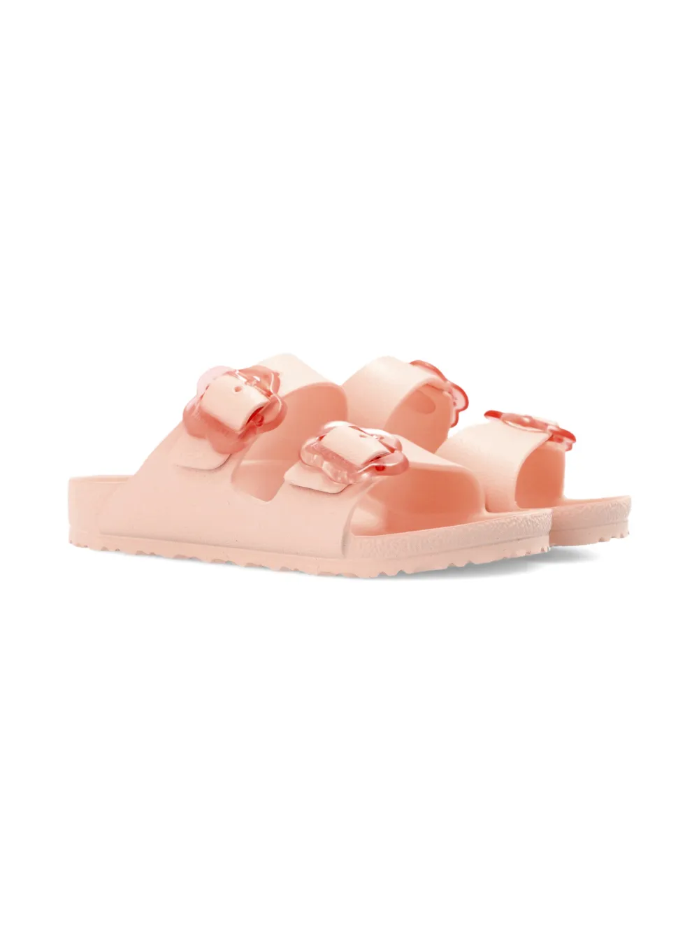 Сандалии arizona с ремешками и пряжками Birkenstock Kids, розовый — фото 2