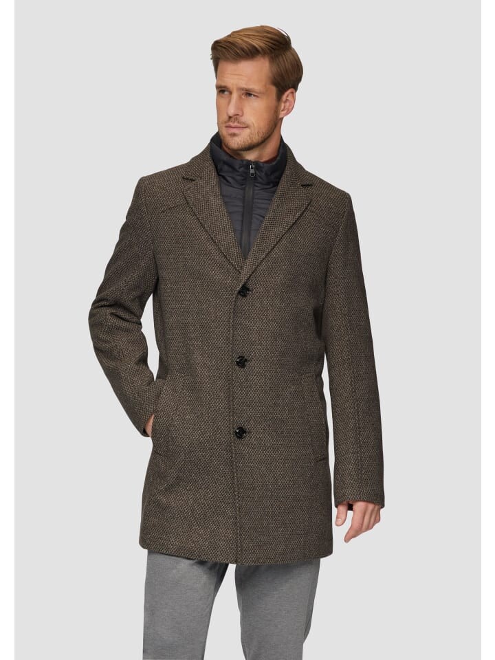

Зимняя куртка s.Oliver BLACK LABEL Outdoor-Mantel langarm, коричневый