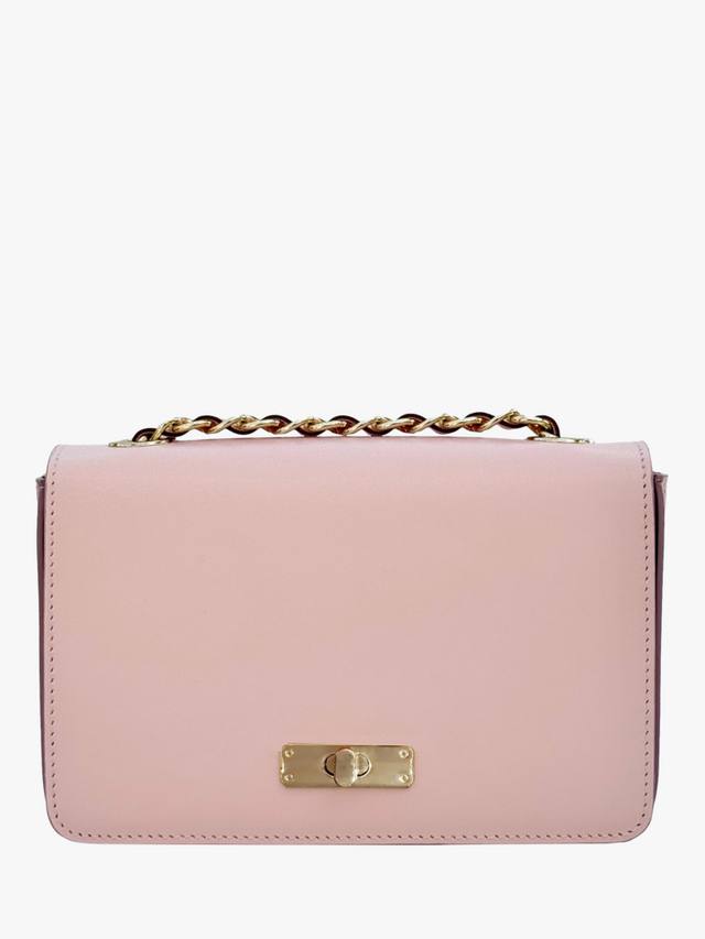 

Маленькая кожаная сумка кроссбоди Grace Apatchy London, Pink