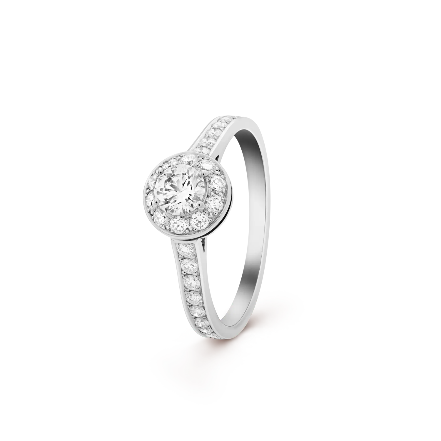 

Кольцо Van Cleef & Arpels Icône 0.30 ct EVVS2, платина, бриллиант