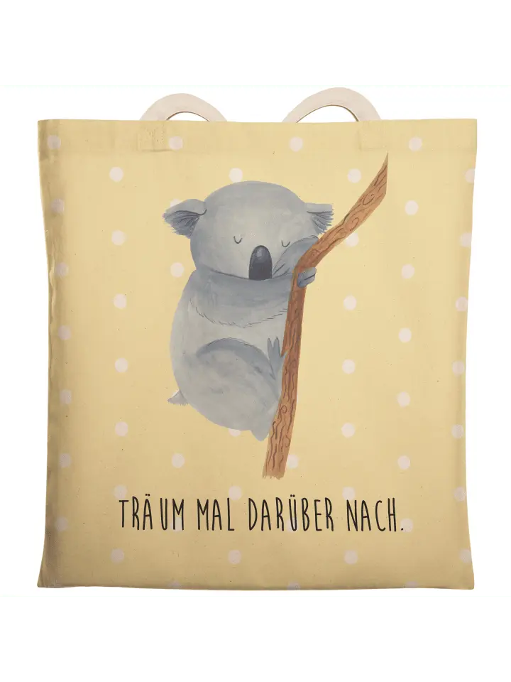 

Шоппер Mr. & Mrs. Panda, желтый пастельный