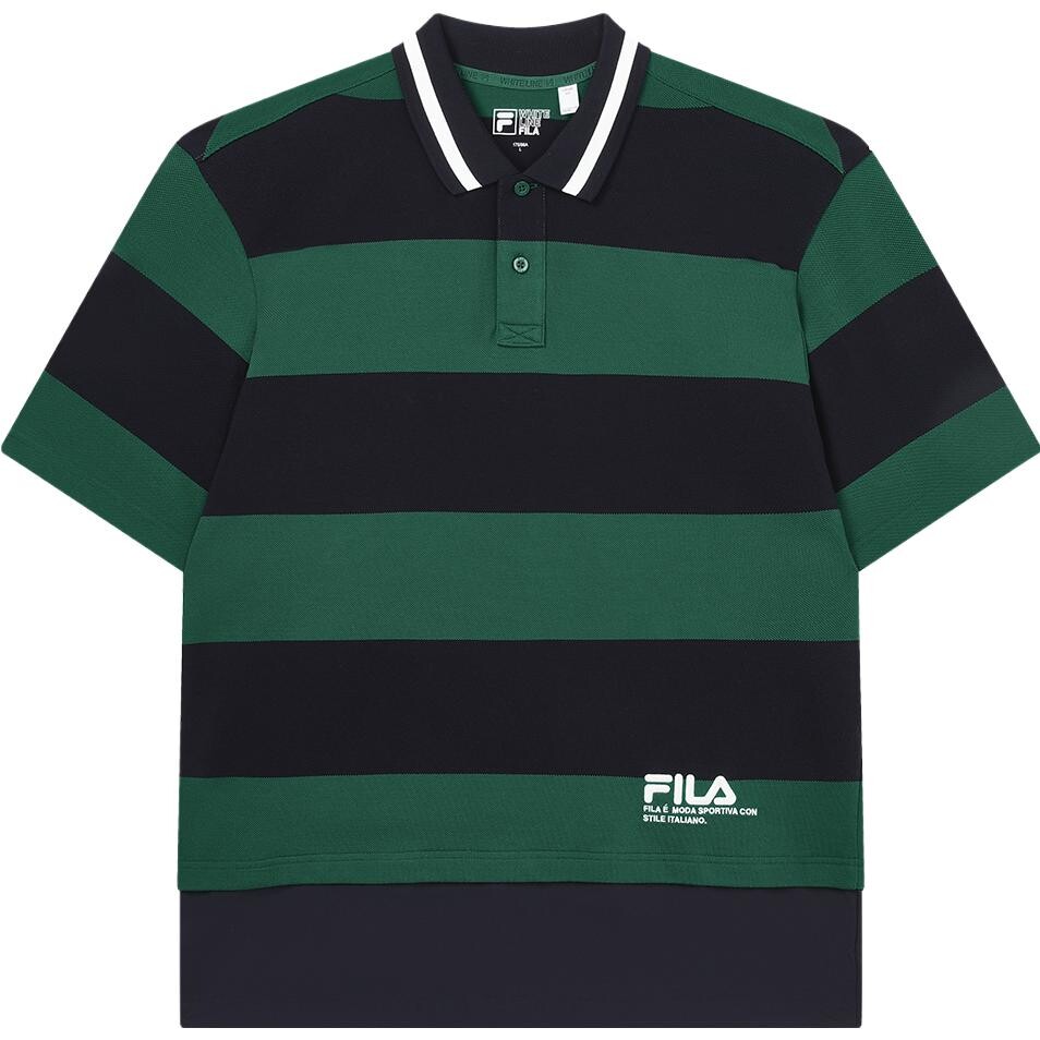 

Рубашка поло мужская зеленая Fila, зеленый