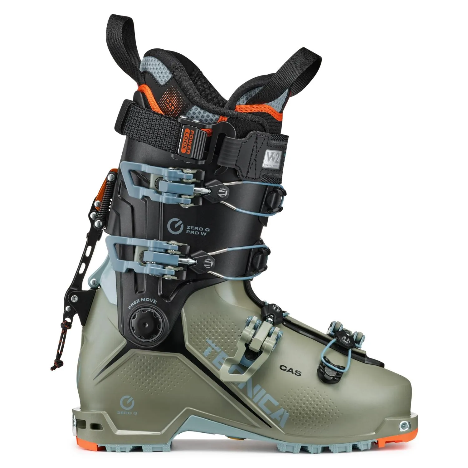 

Женские горнолыжные ботинки для фрирайда Zero G Tour Pro W Alpine Touring Tecnica, Camp Green