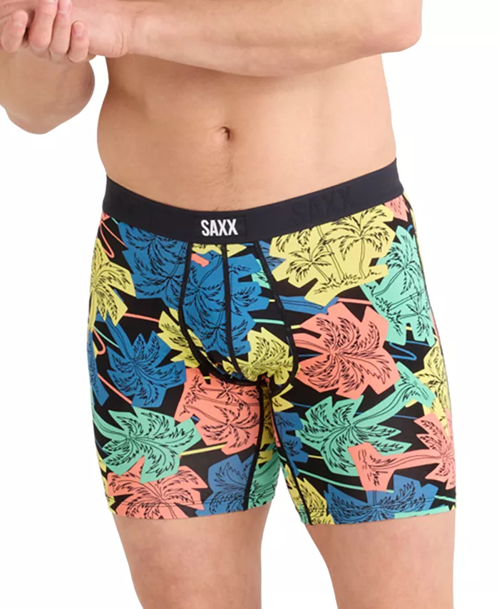 

Мужские боксеры Vibe Xtra Slim-Fit с принтом SAXX, серый