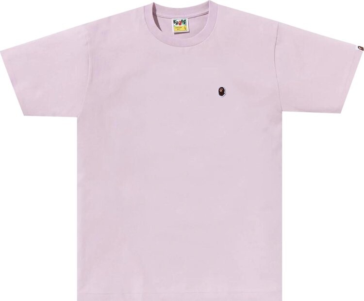 

Футболка BAPE Ape Head One Point 'Purple', фиолетовый
