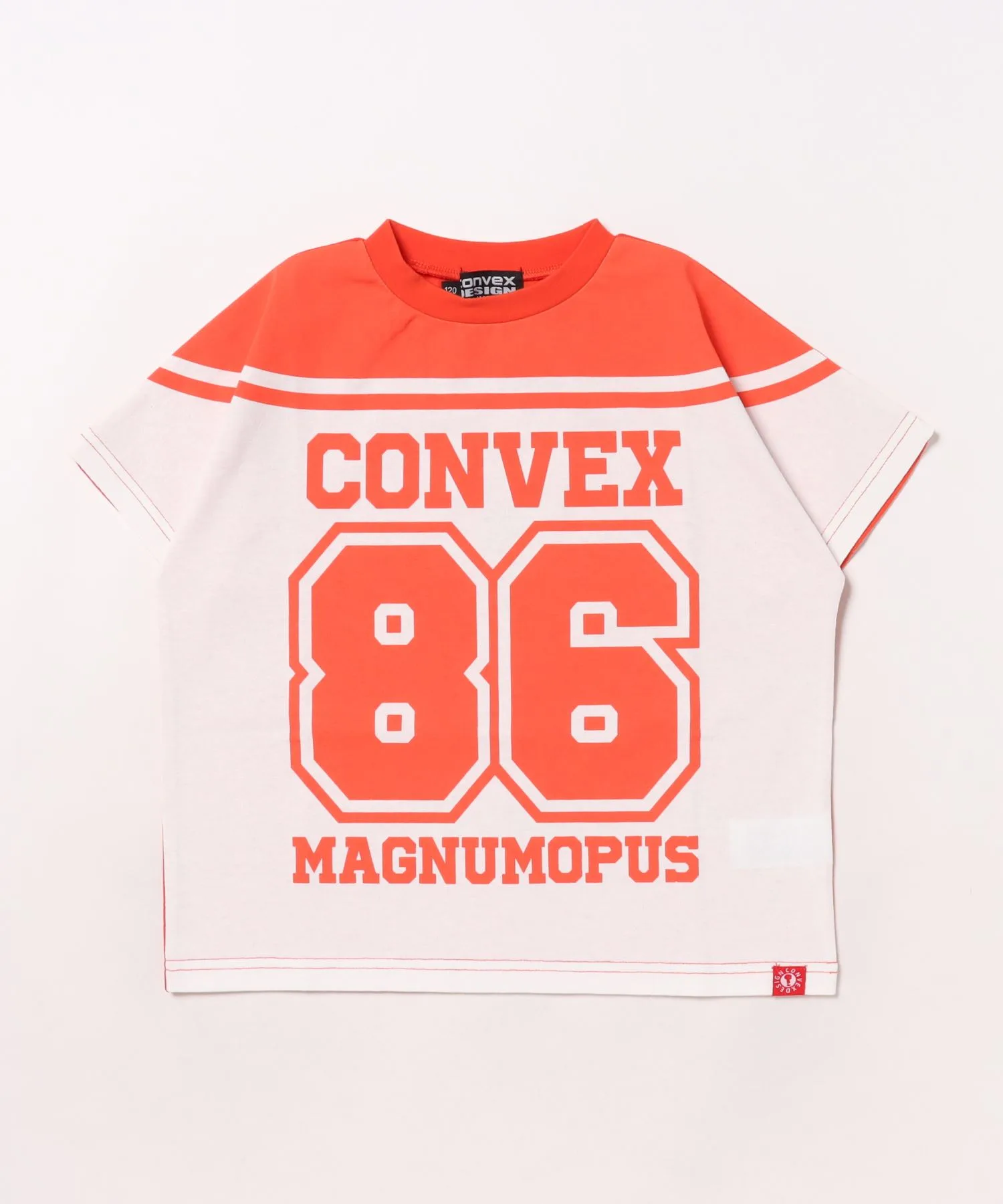 Детская футболка-футбол CONVEX с принтом цвета хаки — фото 3