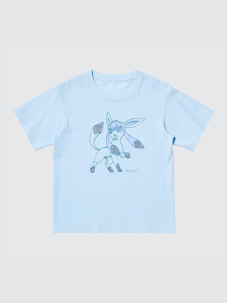 

Футболка с графическим принтом Pokémon ut Uniqlo, цвет 61 синий