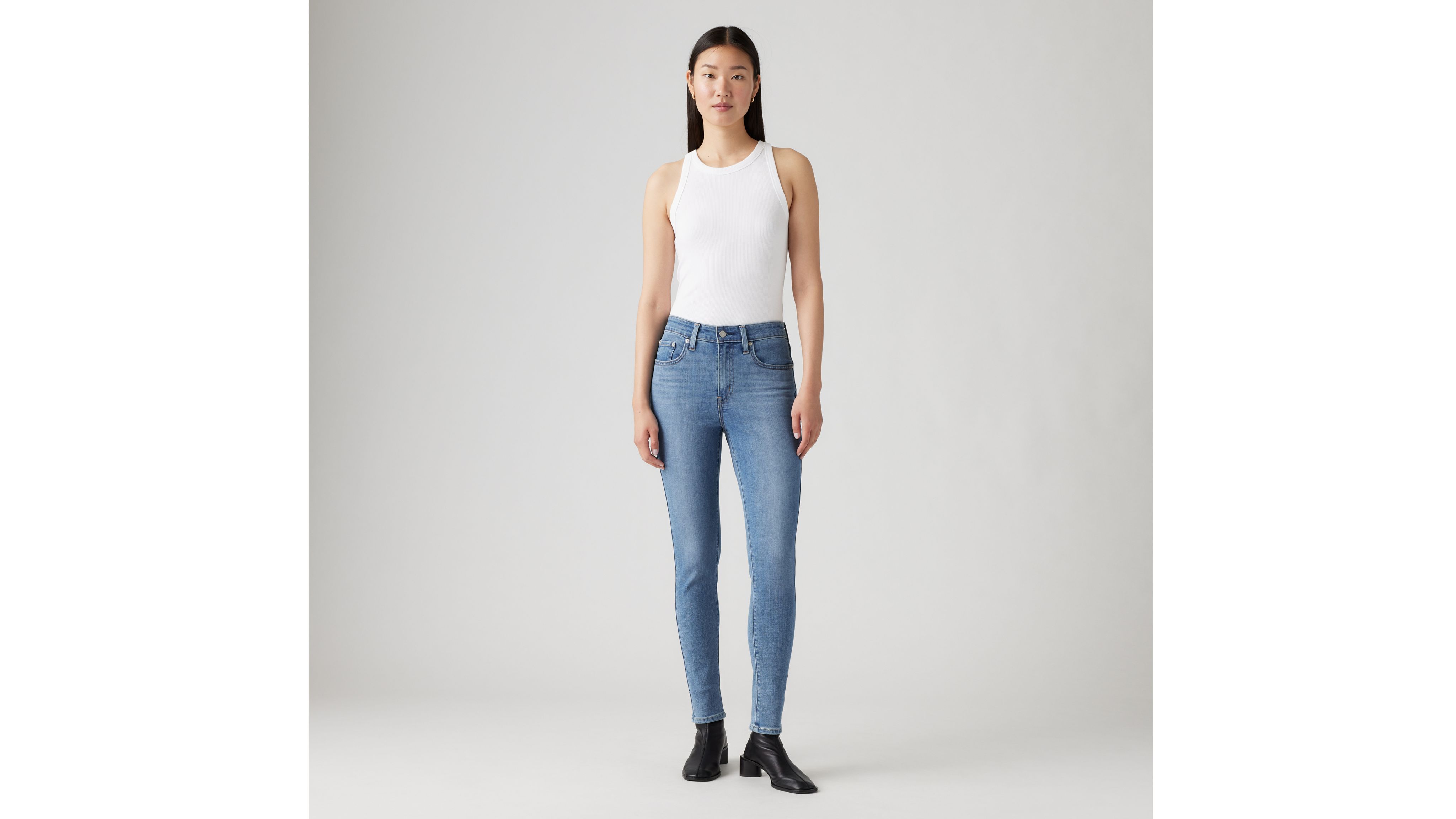 

721 Узкие женские джинсы с высокой посадкой Levi's, цвет Lapis Air - Light Wash