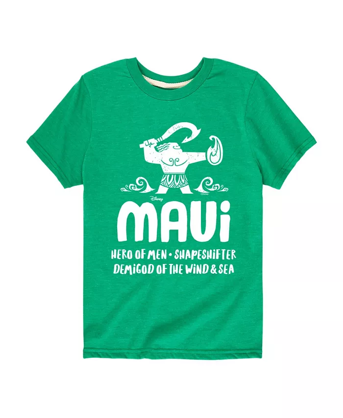 

Футболка с принтом Maui для мальчиков старшего возраста Moana, зеленый