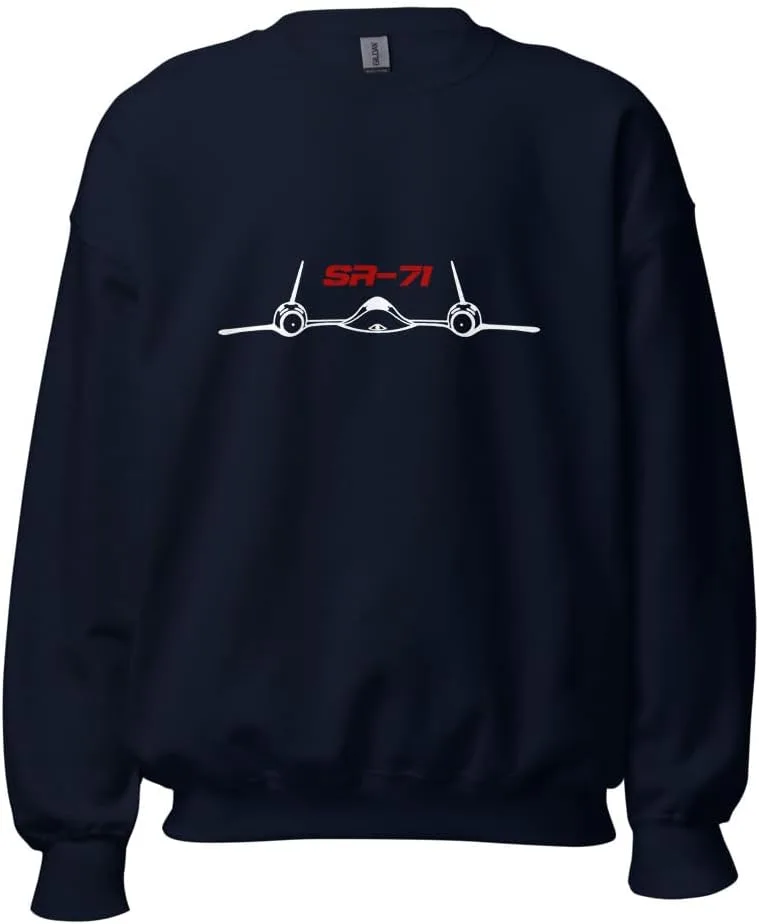 Толстовка с силуэтом SR-71 Blackbird