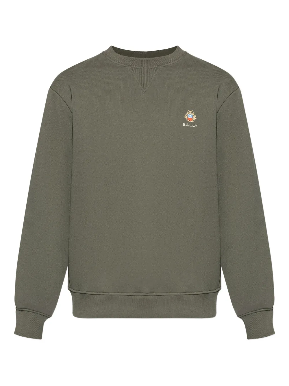 

Свитшот с вышитым логотипом Bally, зеленый