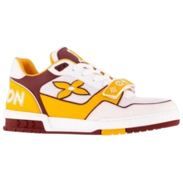 LOUIS VUITTON Тренировочные кроссовки low top skateboard мужские yellow — фото 4