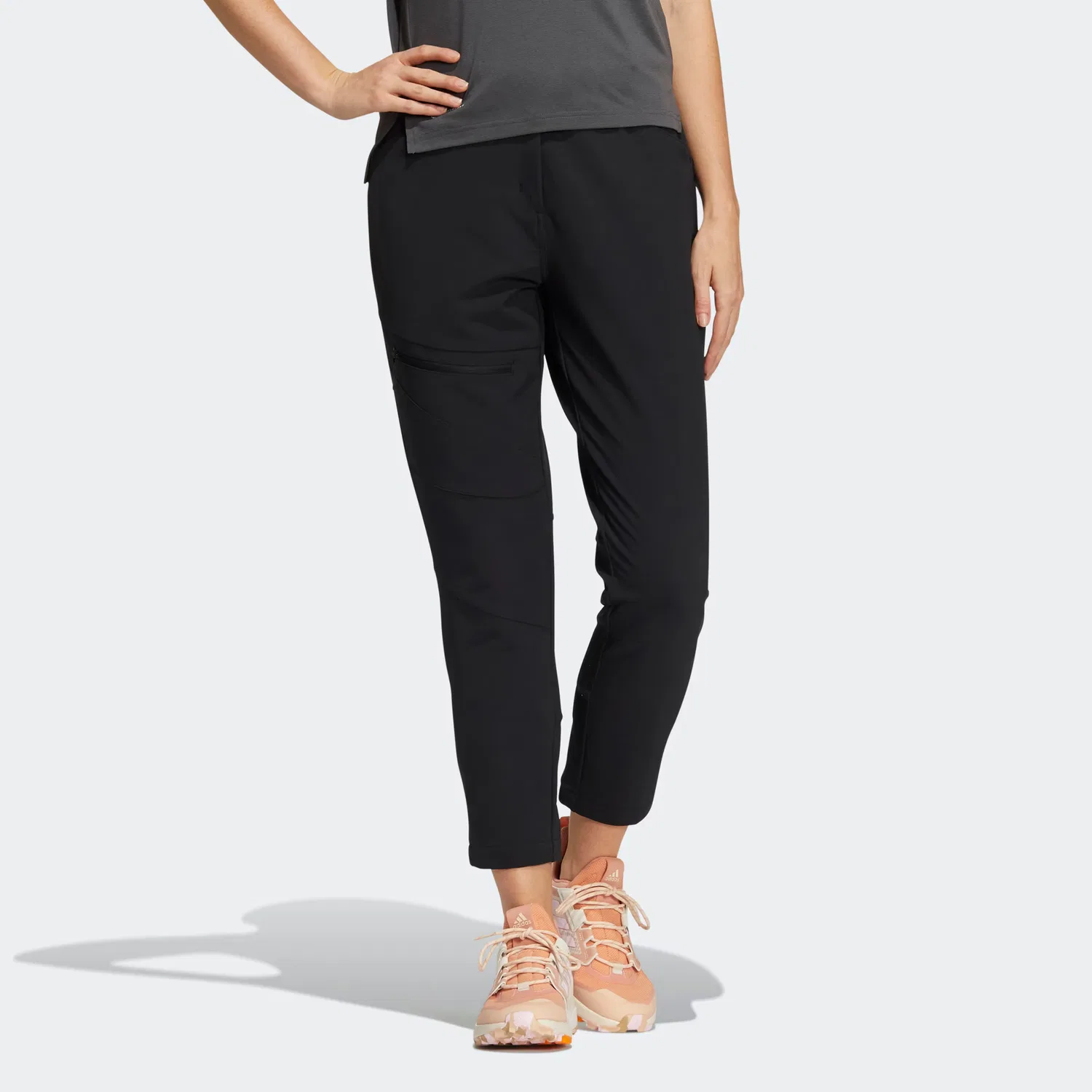 Брюки BRUSHPANTS Casual Pants женские Black Adidas — фото 3