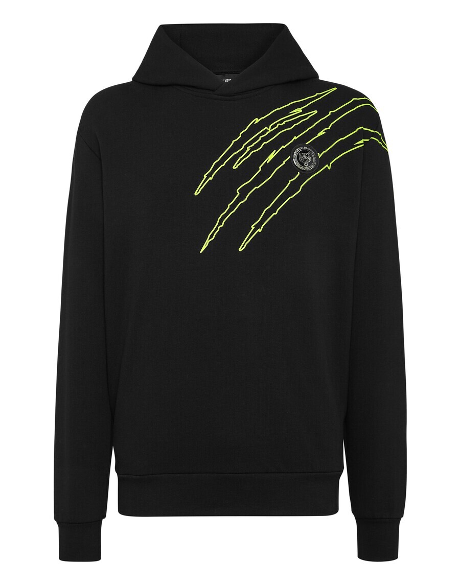 

Толстовка с капюшоном Plein Sport Sweatshirt Scratch, черный