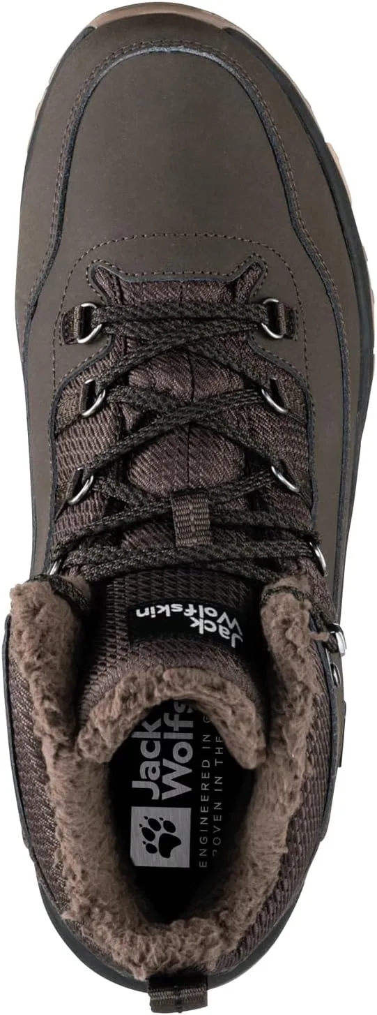 Мужские кроссовки Jack Wolfskin Everquest Texapore Mid M, кофейный — фото 3