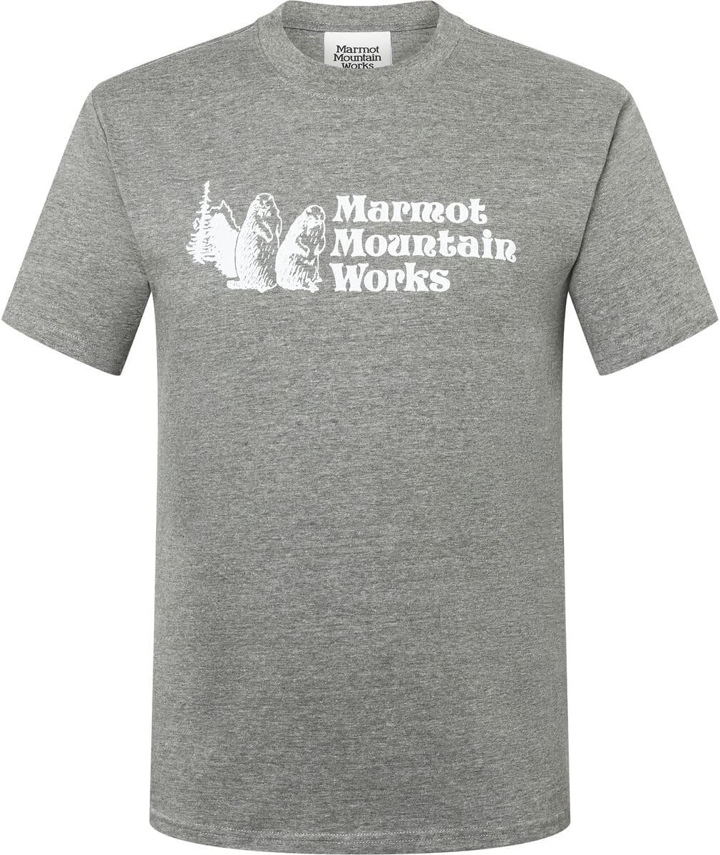 

Футболка Marmot Mountain Works Heavyweight Tee Short Sleeve, цвет Charcoal Heather