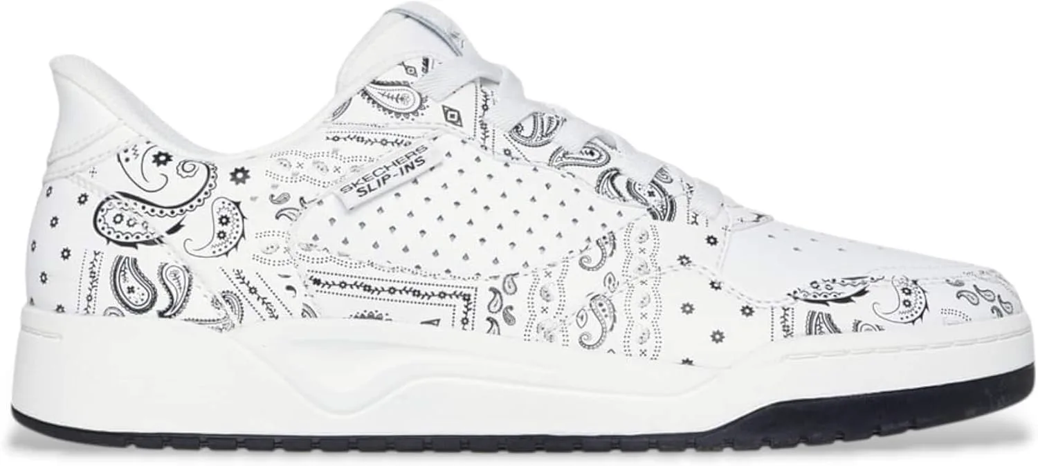 Мужские кроссовки Skechers Koopa-Court Paisley, белый/черный — фото 2