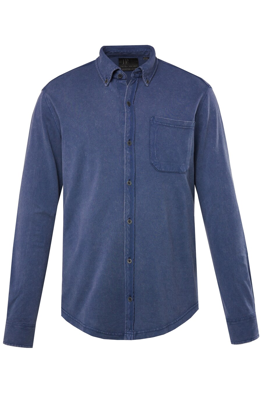 

Рубашка на пуговицах классического кроя JP1880, Blue denim