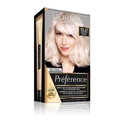 

Краска для волос L’Oréal Paris Préférence 10.21 Stockholm Very Light Pearl Blonde L'Oréal Paris