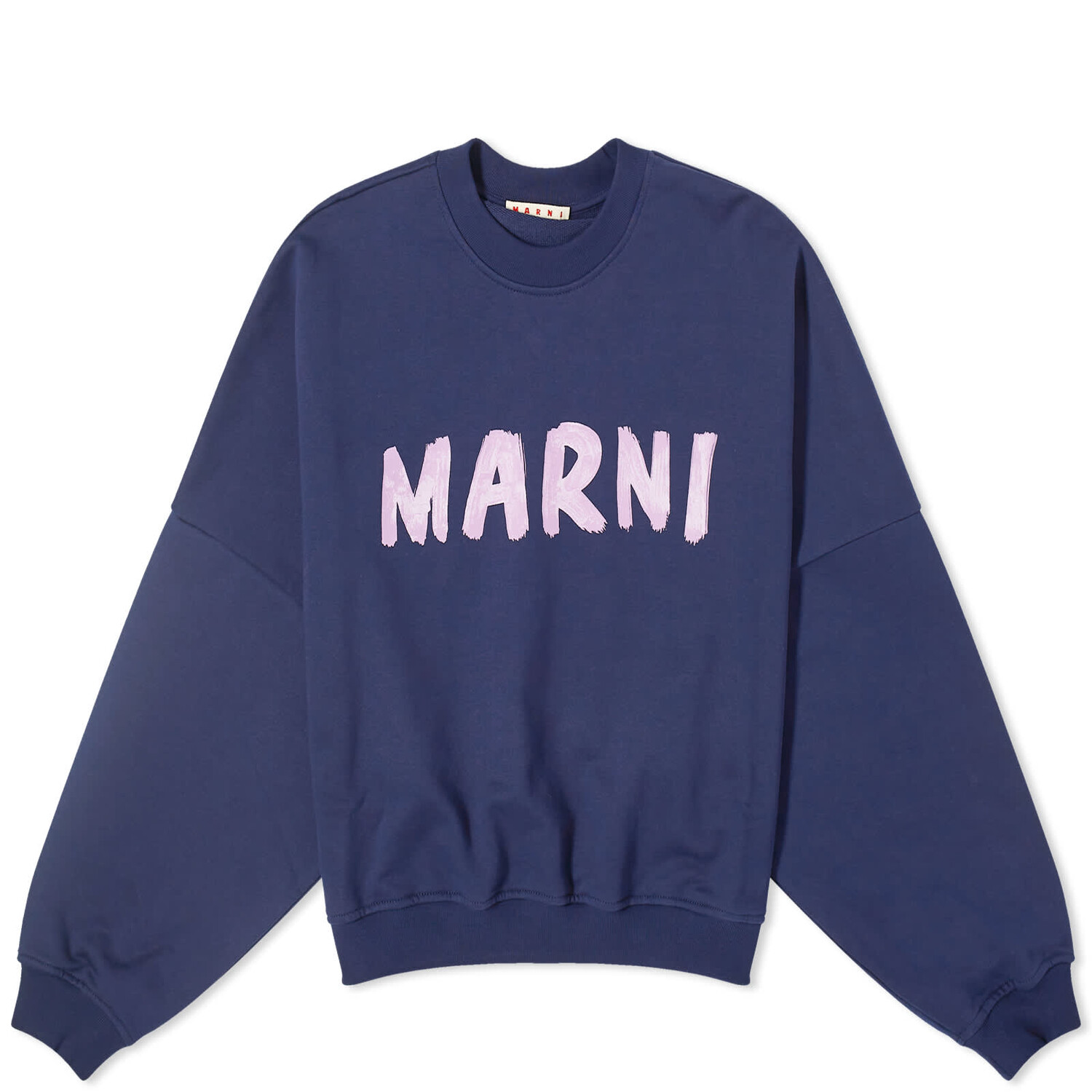 

Свитшот Marni Logo, цвет Blue Kyanite