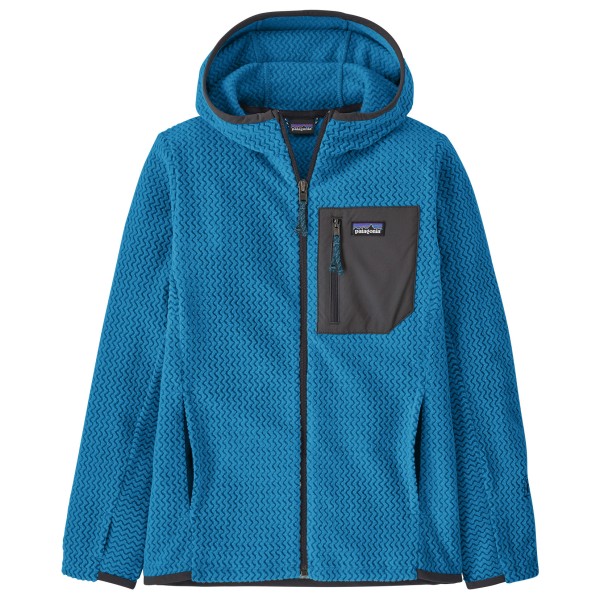 

Детская флисовая куртка с капюшоном R1 Air на молнии Patagonia, синий