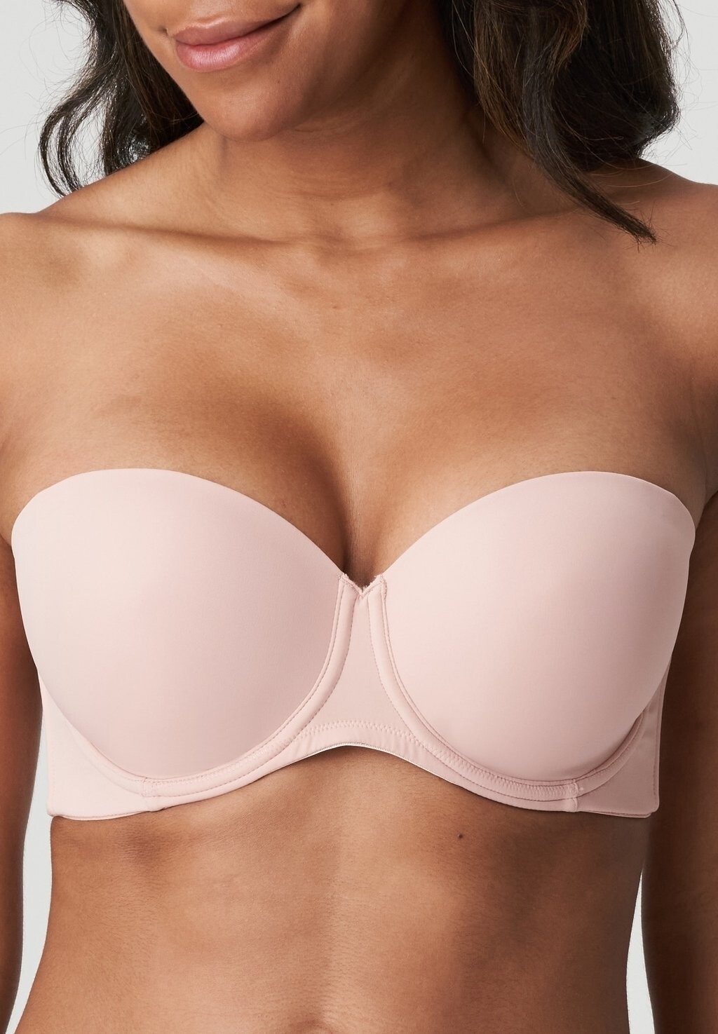 

Бюстгальтер пуш-ап FIGURAS PADDED STRAPLESS PrimaDonna, светло-розовый