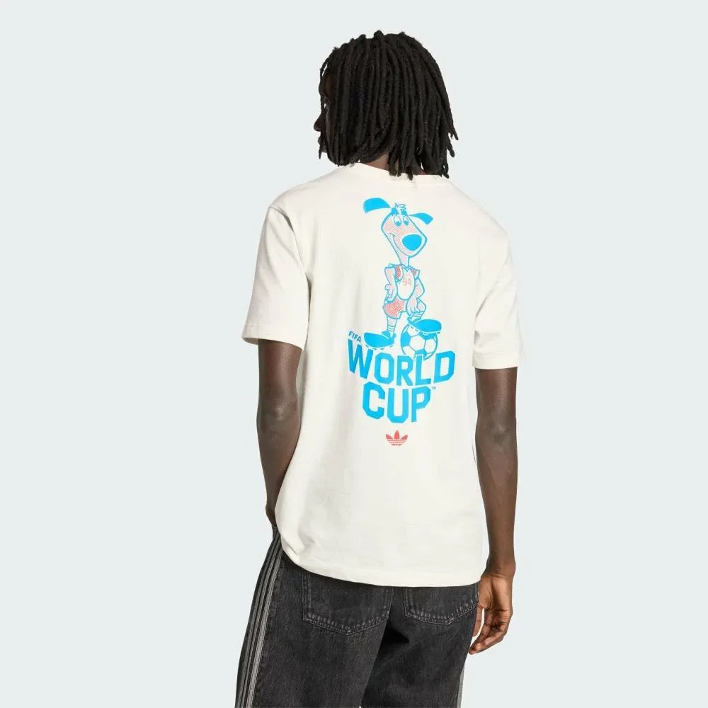 Футболка с коротким рукавом FIFA World Cup 26 Striker Mascot Adidas, white — фото 2