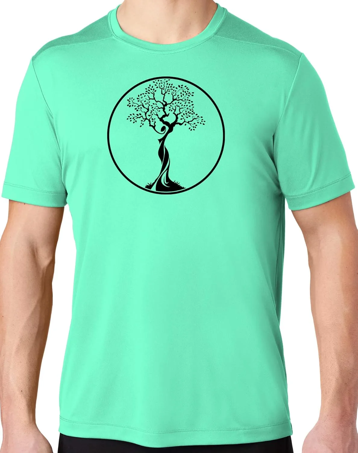 

Футболка для хот-йоги Men's Tree of Life Circle Yoga Clothing For You