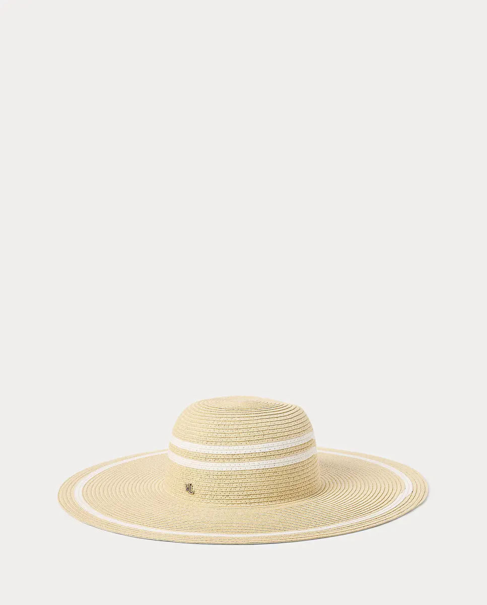 

Женская бумажная шляпа Lauren Ralph Lauren, натуральный