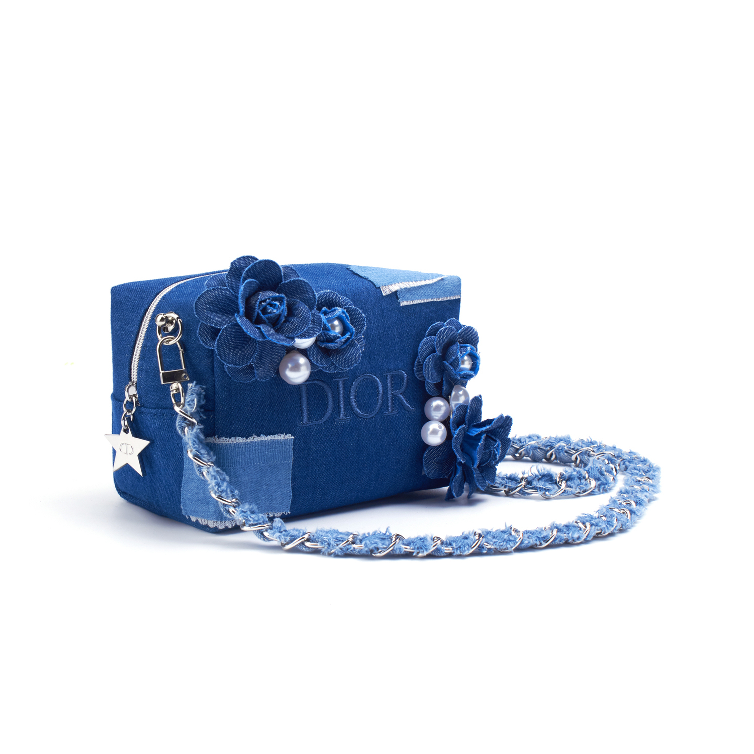 DIOR Индивидуальная косметичка Amber, Dream Blue Iris косметичка Denim Blue — фото 2