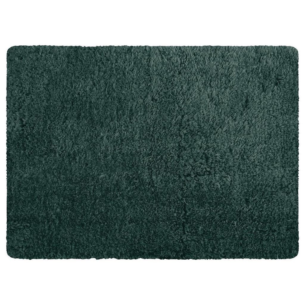 

MSV коврик для ванной коврик для ванной коврик для душа микрофибра глубокий ворс пушистый 50х70 см - темно-зеленый