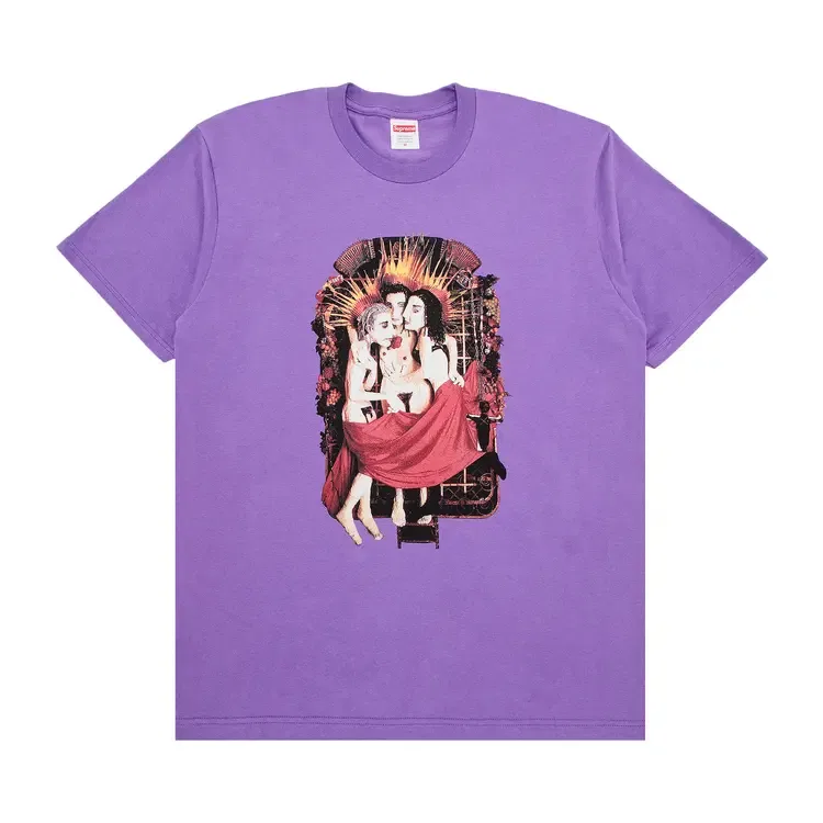 Футболка Supreme x Jane, фиолетовый