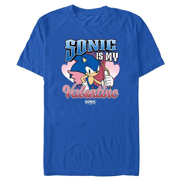 

Футболка с принтом Men's is my valentine Sonic The Hedgehog