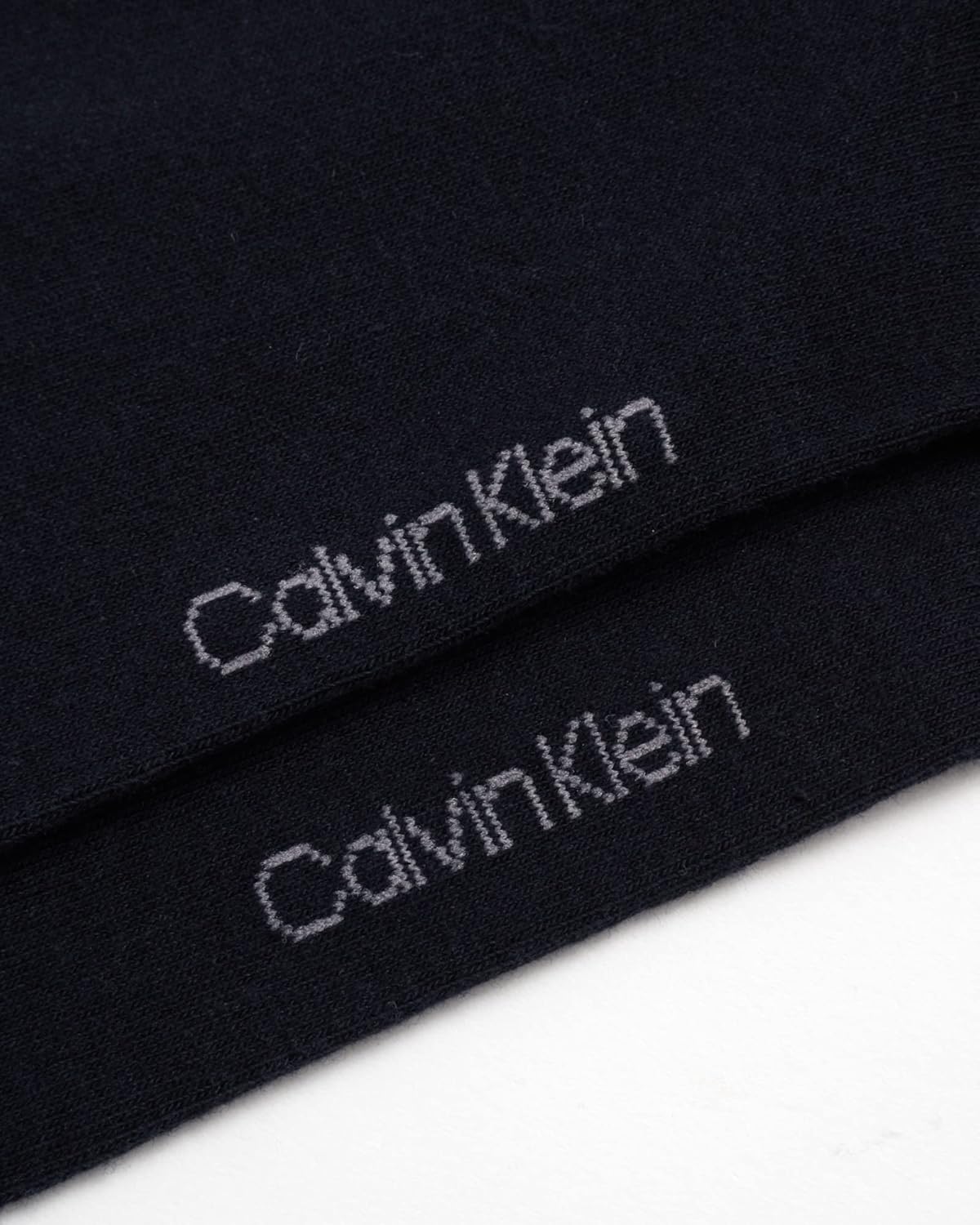 Мужские носки Calvin Klein под костюм - 2 пары легких эластичных мягких рабочих носков для мужчин, для повседневной деловой и официальной одежды, Dark Navy — фото 4