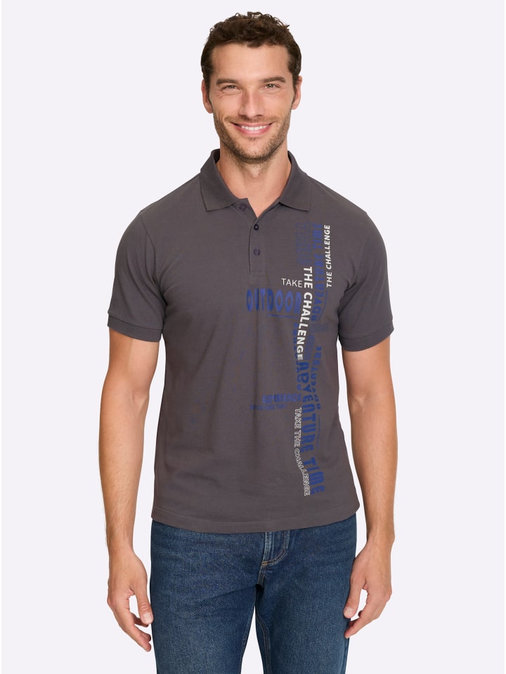 

Рубашка с короткими рукавами антрацитового цвета WITT WEIDEN