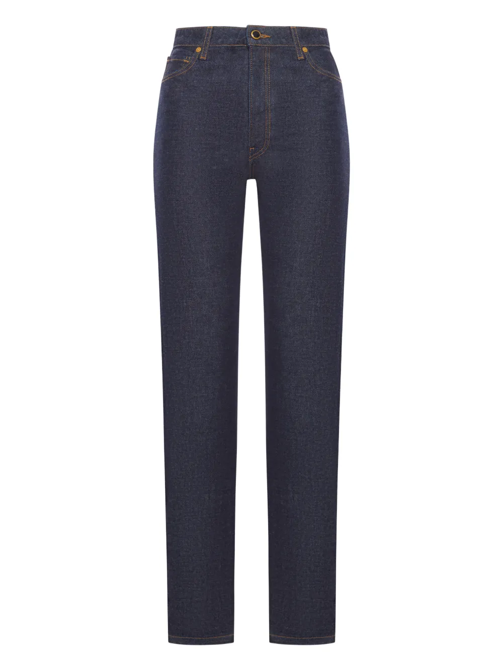 

Джинсы Benson из хлопка Khaite, синий