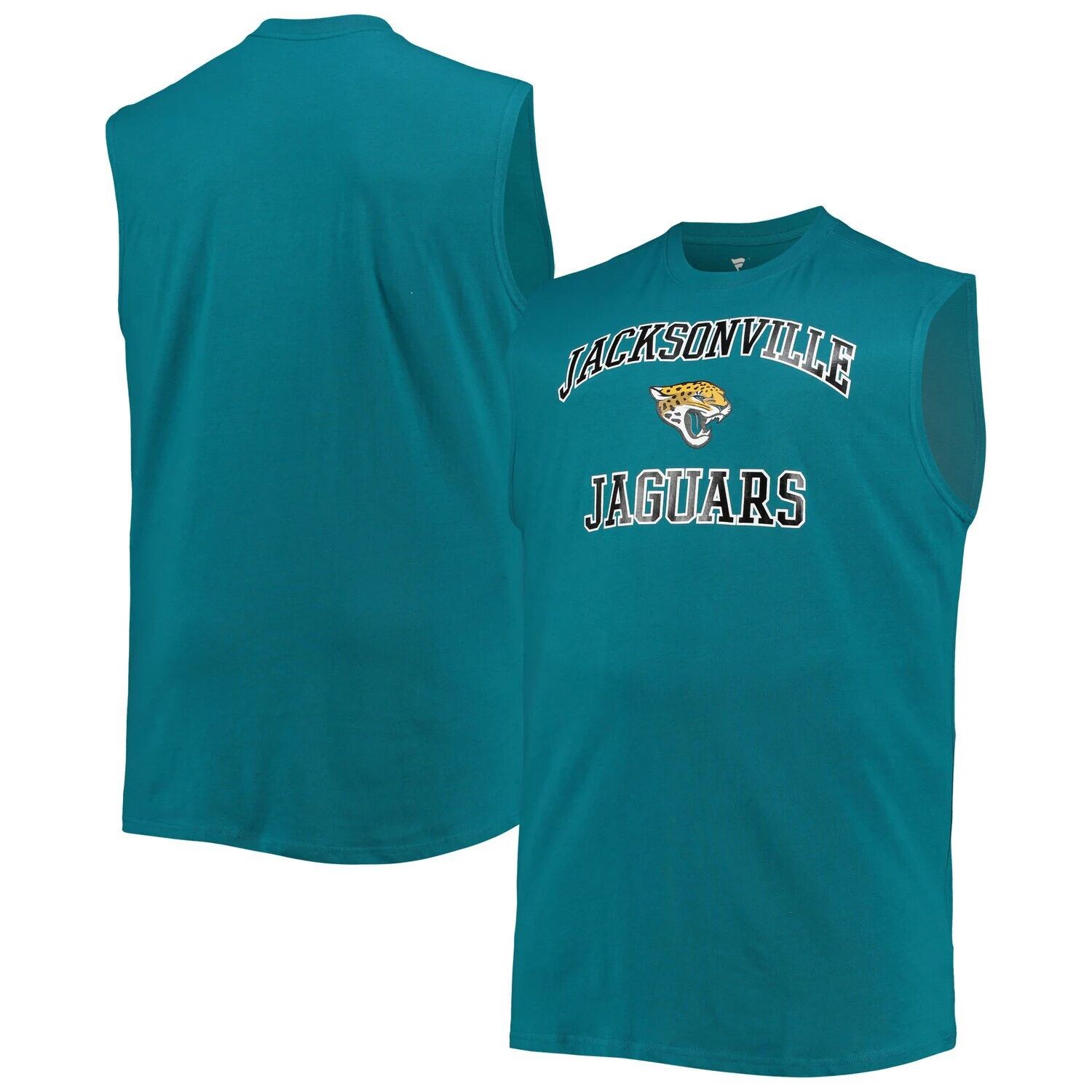 

Мужская темно-бирюзовая майка Jacksonville Jaguars Big & Tall Muscle