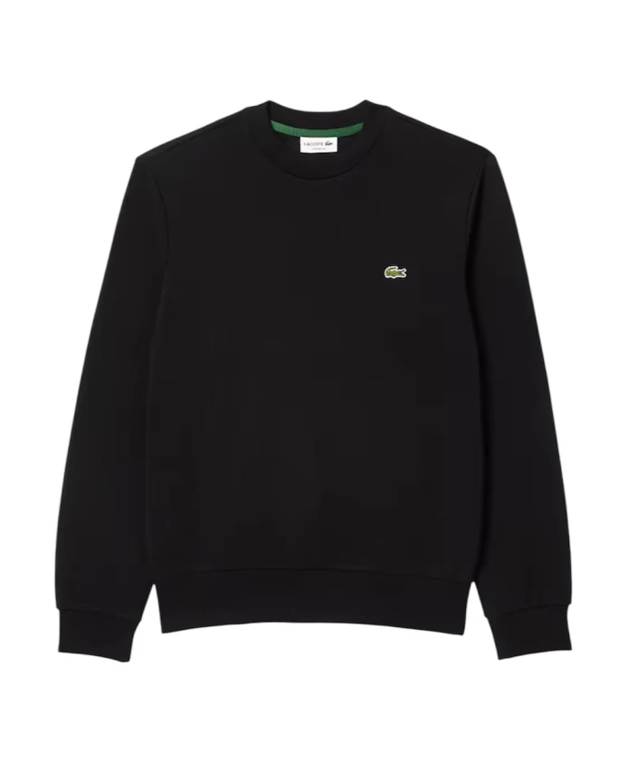

Толстовка из ворсистого хлопка Lacoste, черный