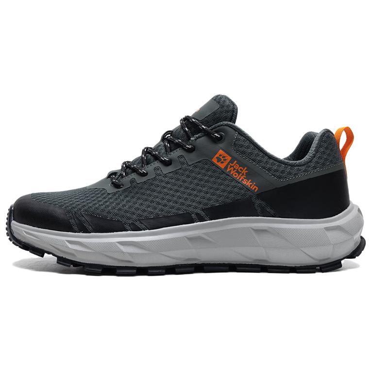 

JACK WOLFSKIN HIKE VENTURA износостойкие дышащие низкие походные ботинки мужские серо-зеленые