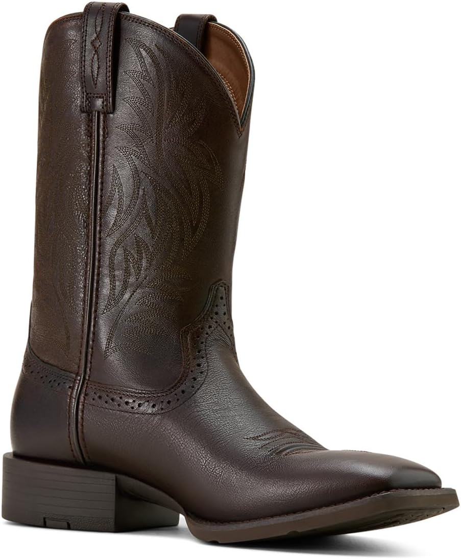 Мужские вестерн-ботинки ARIAT Heritage Roper, шоколадный — фото 3