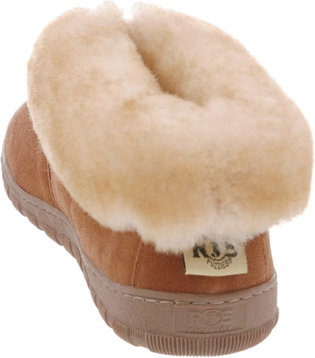 Мужские домашние тапочки Cloud Nine из овечьей кожи, коричневого цвета Rj'S Fuzzies — фото 4