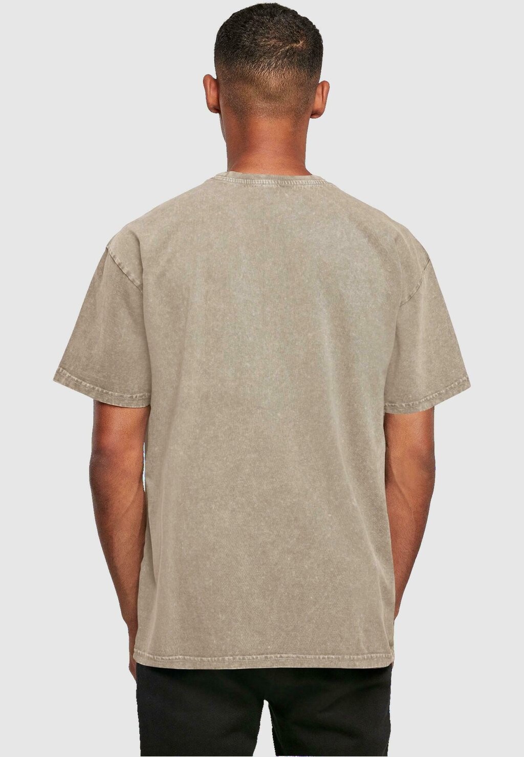 

Принт на футболке BLA BLA BLA COMIC ACID WASHED Merchcode, хаки