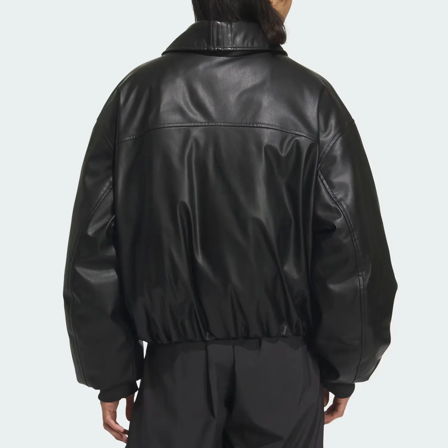 Пуховик fw25 pu женский Adidas Originals, черный — фото 4