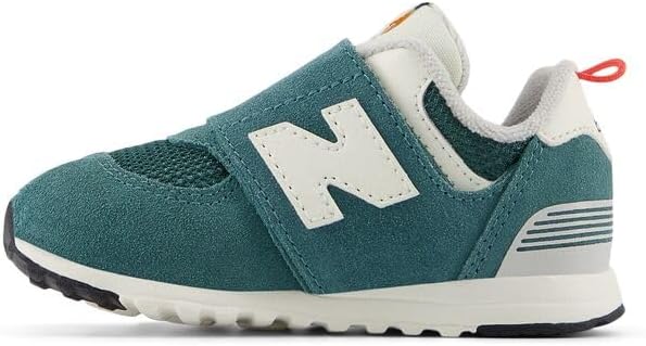 Кроссовки New Balance 574 New-b для маленьких мальчиков на липучке, красный — фото 2