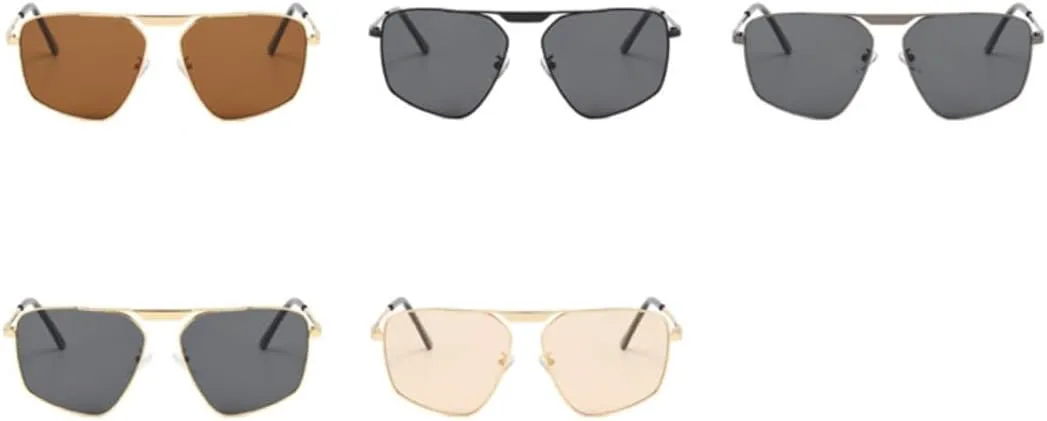 

Солнцезащитные очки с защитой UV400 | Металлическая панк-оправа | Для женщин и мужчин | Для занятий спортом на открытом воздухе и вождения DSVIGF, Black Gray