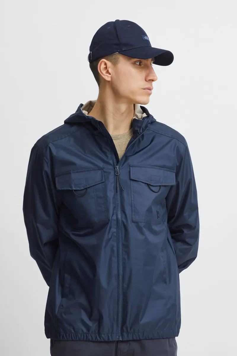 

Короткая куртка из смеси "BLEND BHOuterwear", с капюшоном, цвет Dress Blues