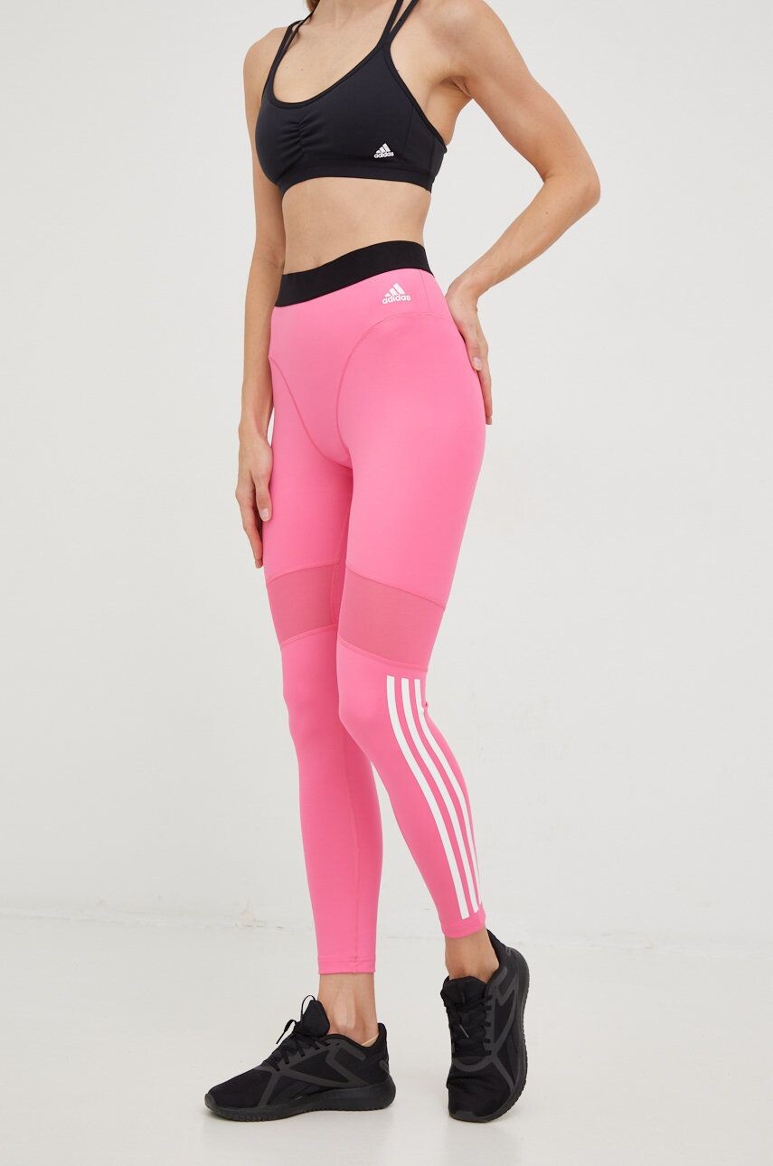

Спортивные леггинсы с 3 полосками Hyperglam adidas Performance, розовый