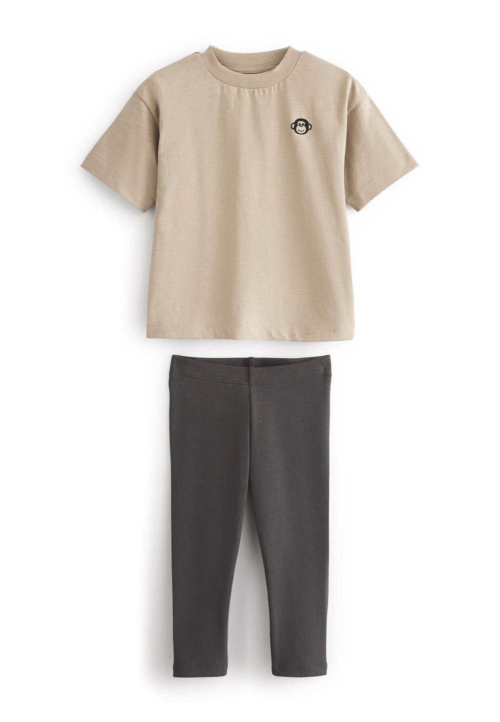 

Леггинсы SHORT SLEEVES T-SHIRT AND LEGGINGS SET Next, цвет neutral oversized