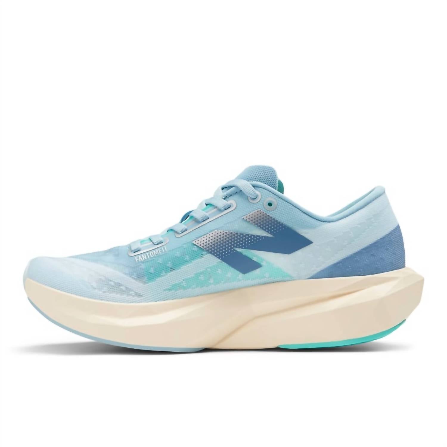 Женские беговые кроссовки Fuelcell Rebel V4 в синем цвете New Balance — фото 2
