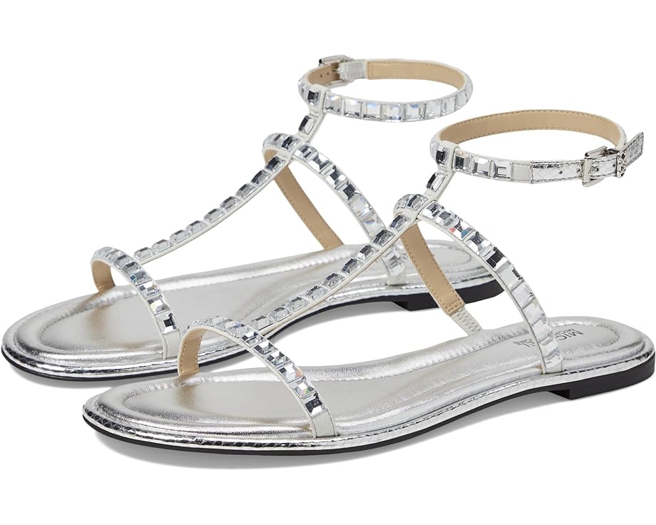 

Сандалии MICHAEL Michael Kors Celia Flat Sandal, серебряный